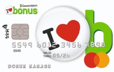 Garanti BBVA Bonus Kart Kredi Kartı